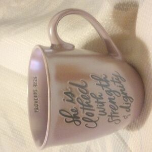 She is clothed with strength & dignity 20 oz mug